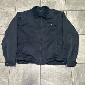 Vintage Tommy Hilfiger Fleece-Lined Workwear Jacket – Carhartt-Style XL